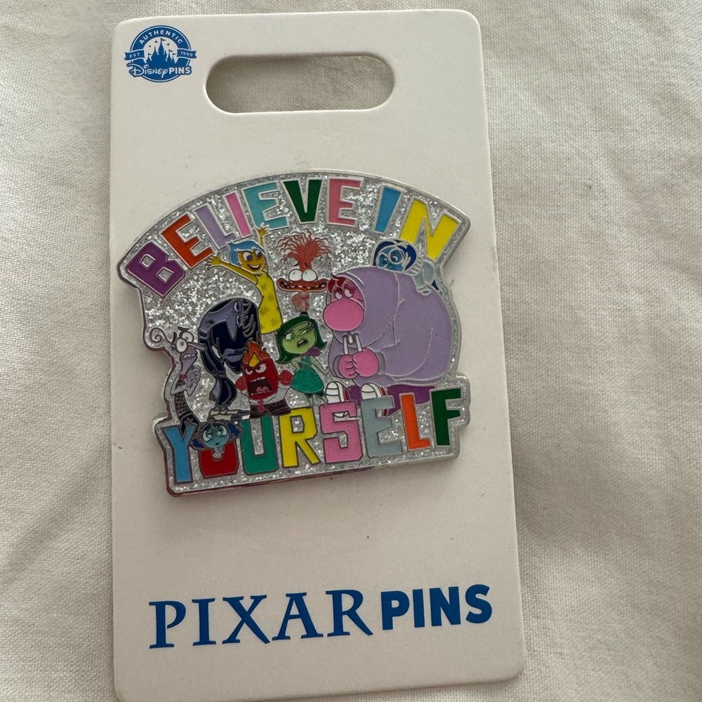 Disney Pixar Pins Multicolor 'Believe in Yourself' Accessory - Inside Out